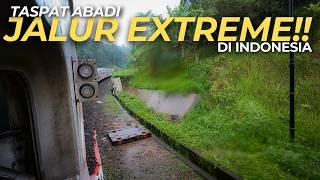 SPOT TASPAT ABADI MELINTASI JALUR KERETA PALING EXTREME di INDONESIA Ep.4