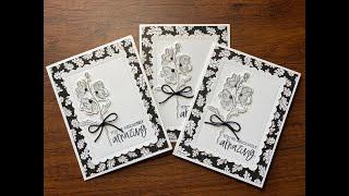 Black and White card