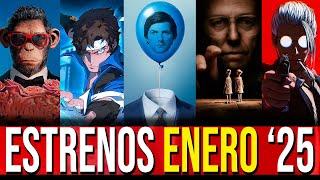 Mejores Estrenos de Enero 2025 en Netflix, HBO, Amazon Prime Video, Disney+ y Cines