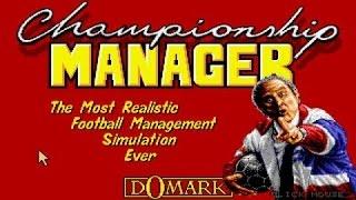 Championship Manager gameplay (PC Game, 1992)