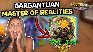 Slysssa's BIGGEST Master of Realities EVER! - Hearthstone Battlegrounds