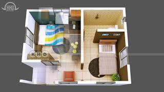 9 Beautiful single bedroom house plans