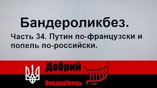 Бандероликбез. Часть 34. Слово попель имеет словянские корни, а путин  французские.