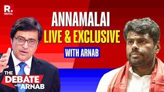 Annamalai LIVE With Arnab As Anna University Row Continues To Boil