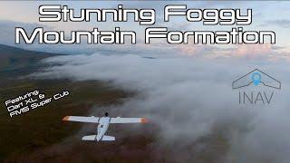 ️  Mini Crosswind FPV Formation in the Foggy Mountains   With Dart XL & FMS Super Cub