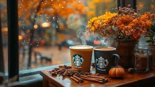 Autumn Jazz Instrumental - Cozy Coffee Shop Music for Relaxing