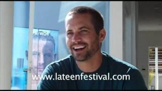 Paul Walker (The Fast and the Furious) talks about his darker side