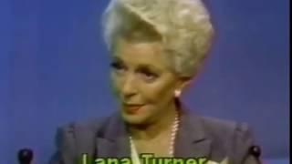 Lana Turner, Robert Osborne--1982 TV Interview