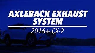 2016+ Mazda CX-9 Axle Back Only Exhaust (FWD and AWD Fitment)