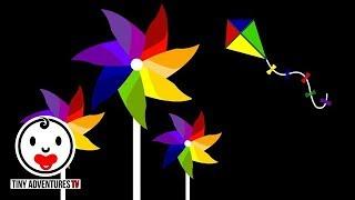 Baby Sensory - Colour Animation #7 - Pinwheel - Infant Visual Stimulation