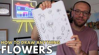 How to Draw Flowers and Botanicals - Draw Anything 5