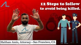 12 Steps To Avoid Being Killed By The Police | Attorney Haitham Amin