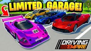 Making The BEST Limited Car Garage In Driving Empire!