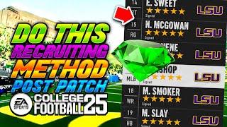 Do This Now! The Most Important Recruiting Tip Post Patch in College Football 25 Dynasty