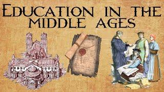 Education in the middle ages, How was an education in medieval, Education in the dark ages