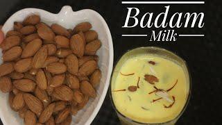 Badam milk recipe in hindi | badam milk market style | easy and instant recipe | almond milk