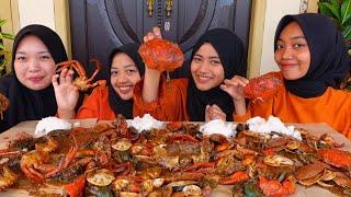 MUKBANG SEAFOOD SAUS LADA HITAM BARENG BESTIE | NOCUTNOEDIT