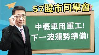 2024/11/07 57股市同學會】蕭又銘 中概車用軍工! 下一波漲勢準備!