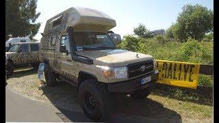 TOYOTA LAND CRUISER OFFROAD CAMPER EXPEDITION CAR BY DESERT TEC  WALKAROUND AND  INTERIOR ALKOVEN