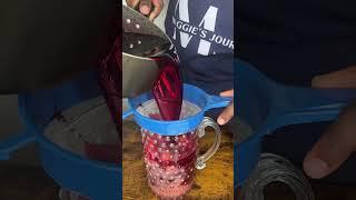 ASMR Strawberry Hibiscus Juice | This is a must try summer drink 