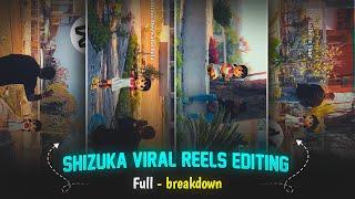 Instagram Trending SHIZUKA Viral Video Editing || CapCut Video Editing Tutorial | Capcut Tutorial