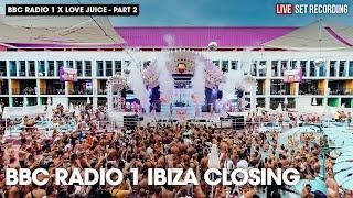 BBC RADIO 1 x LOVEJUICE - Ibiza Closing - Ibiza Rocks - Sammy Porter b2b George Mensah - 30.07.23