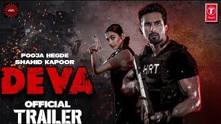 DEVA - Official Trailer Hindi | Shahid Kapoor | Pooja Hegde | AYAAR STUDIO | New South Movie Trailer