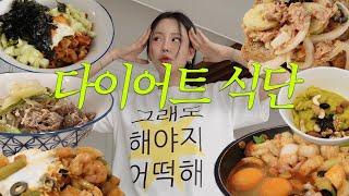 Vlogㅣ일주일 다이어트 브이로그ㅣ간단한 가성비 다이어트 식단 레시피ㅣ다이어트 도시락 레시피ㅣ다이어트 간식 레시피ㅣ다이어트 습관ㅣ다양한 요리, 지속가능한 다이어트 식단,두부,양배추