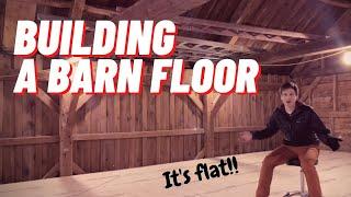 100+ Year Old Barn Renovation | Reinforcing and Leveling the Floor