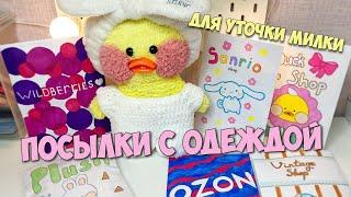 НОВАЯ ОДЕЖДА для УТОЧКИ МИЛКИ! Распаковка с Wildberries, Ozon и другие...