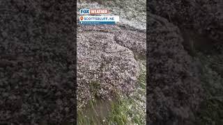 Hail Flows Like Lava In Nebraska