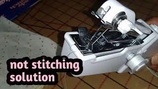 Handheld Sewing Machine Not Stitching! Easy Solution