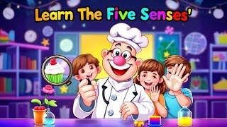 The Five Senses Song | Fun & Educational Kids Song with Professor Sense | Kids Learning Song