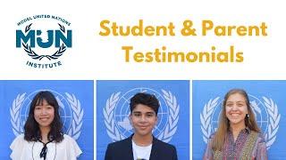 What Parents & Students Have to Say about the MUN Institute