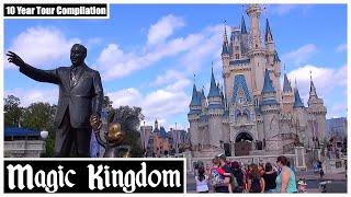 EPIC Magic Kingdom at Walt Disney World Tour Video | 10 Year Tour Compilation 2010-2020