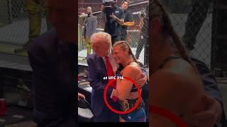 Trump Kisses Kayla Harrison at UFC 316