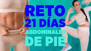 Reto ABDOMINALES DE PIE CÓMO MARCAR ABDOMEN en 21 días