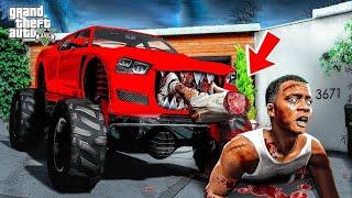 GTA 5 : FRANKLIN 'S CAR BECOME A MONSTER CAR | PART 1| SHAHIN SHZ