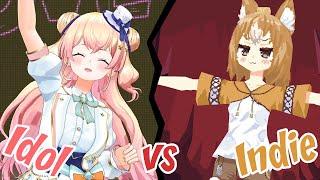 Idol VTuber vs Indie VTuber Experience