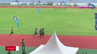 AGGREY MEMORIAL win boy’s 1600m final. Central Region Super Zonals. CapeCoast2024.