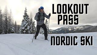 Lookout Pass Nordic Ski - On my way to Missoula