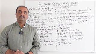 Business Owners Policy(BOP) Insurance