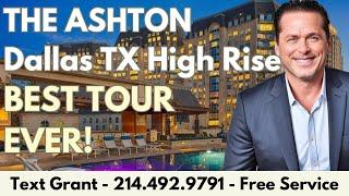 Two Bedroom Dallas Penthouse Tour | Living and Kitchen Areas | The Ashton