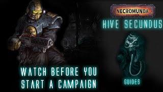 Watch Before you start your Campaign! - Hive Secundus Underhells Campaign - Necromunda Battle Report