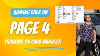 Jumping Back On Page 4 Plan // Join Me // Logging on Carb Manager // Keto On! Keto STRONG!