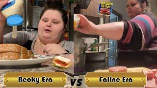 Amberlynn Cooking | Becky Era vs Faline Era