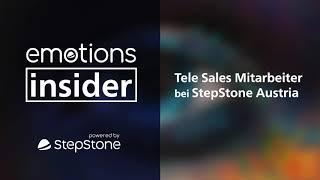 emotions insider I Tele Sales Mitarbeiter bei StepStone Austria