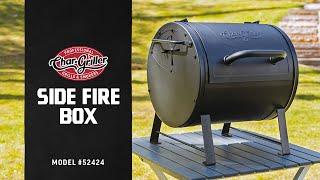 Char-Griller® Portable Charcoal Grill/Side Fire Box