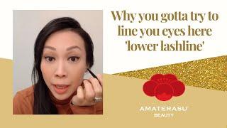 Applying Eyeliner to Your Lower Lash Line Using Sage Eye Pencil