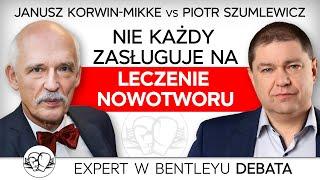 „Obniżyć pensję nierobom, przywrócić karę śmierci!” Korwin vs Szumlewicz [Expert w Bentleyu Debata]
